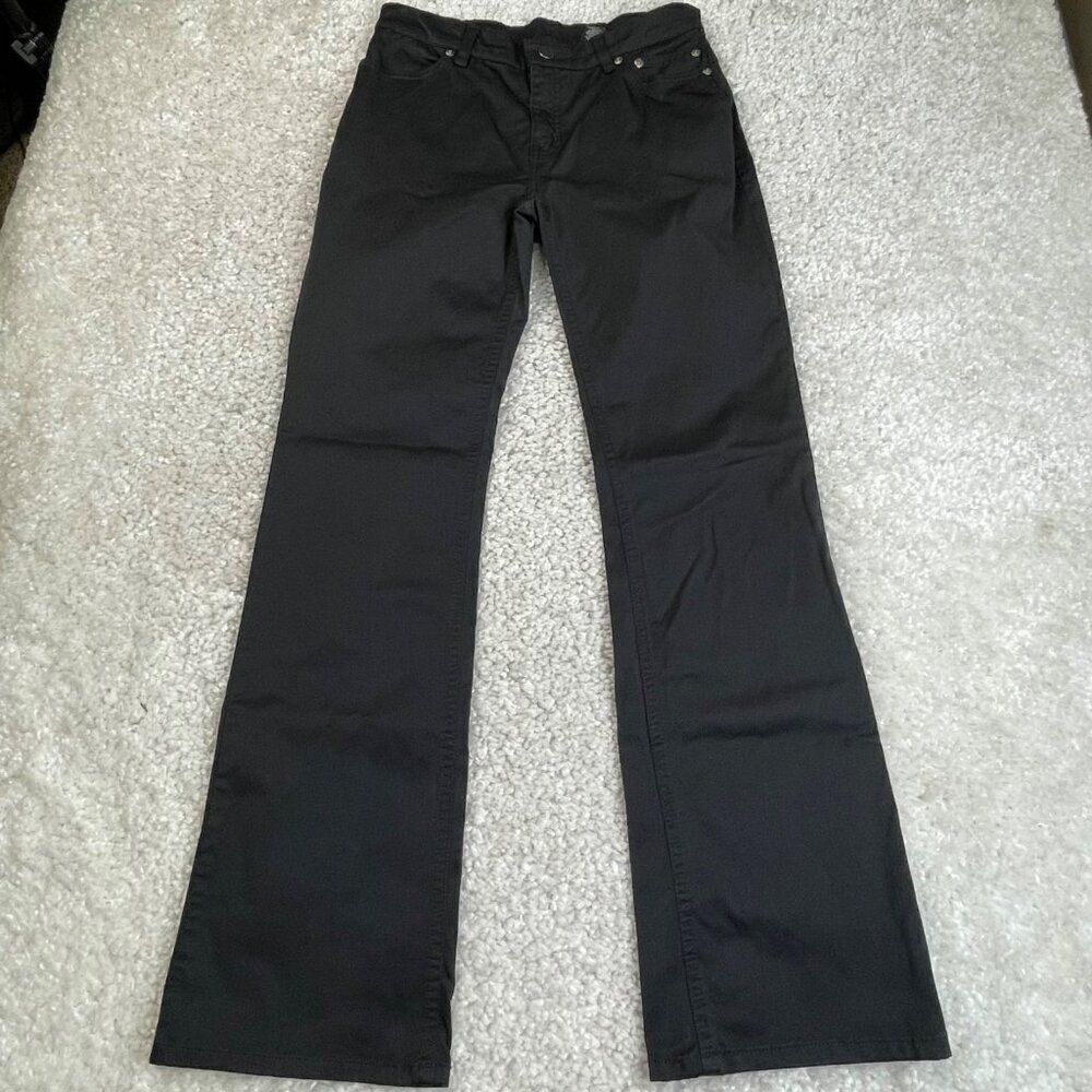 Harley Davidson Black Bootcut Rider Pants 4X30